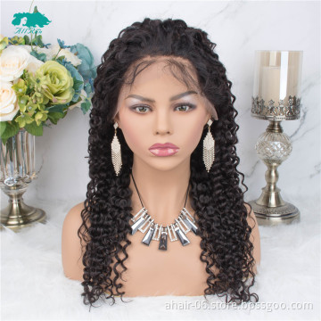 Unprocessed human hair 360 lace wigs for black women